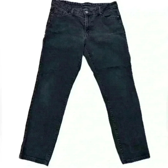 Levi’s Strauss Faded Lived in Black Color Mid Rise Cotton Size 12 - Picture 2 of 8